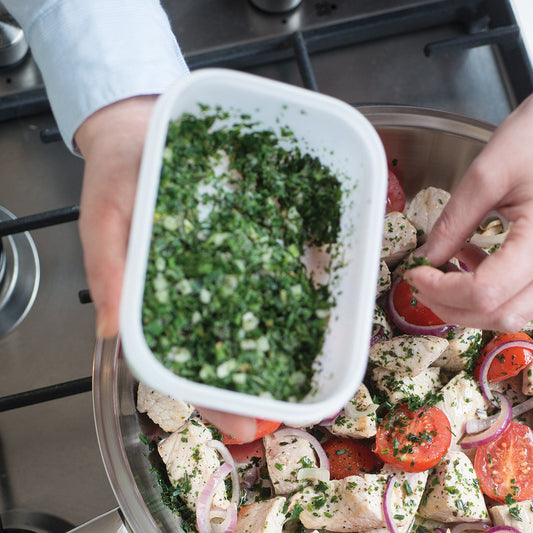 Freezer Mates PLUS Small Shallow | 4-Piece Container Set