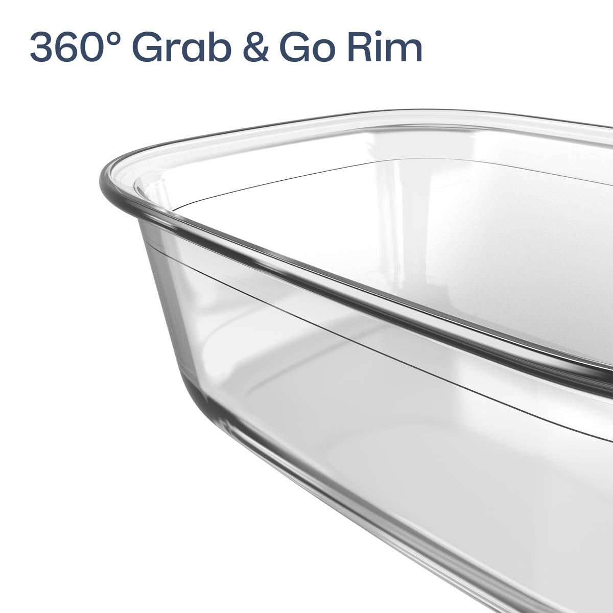 Voila Glass Food Storage Container | Rectangular Small